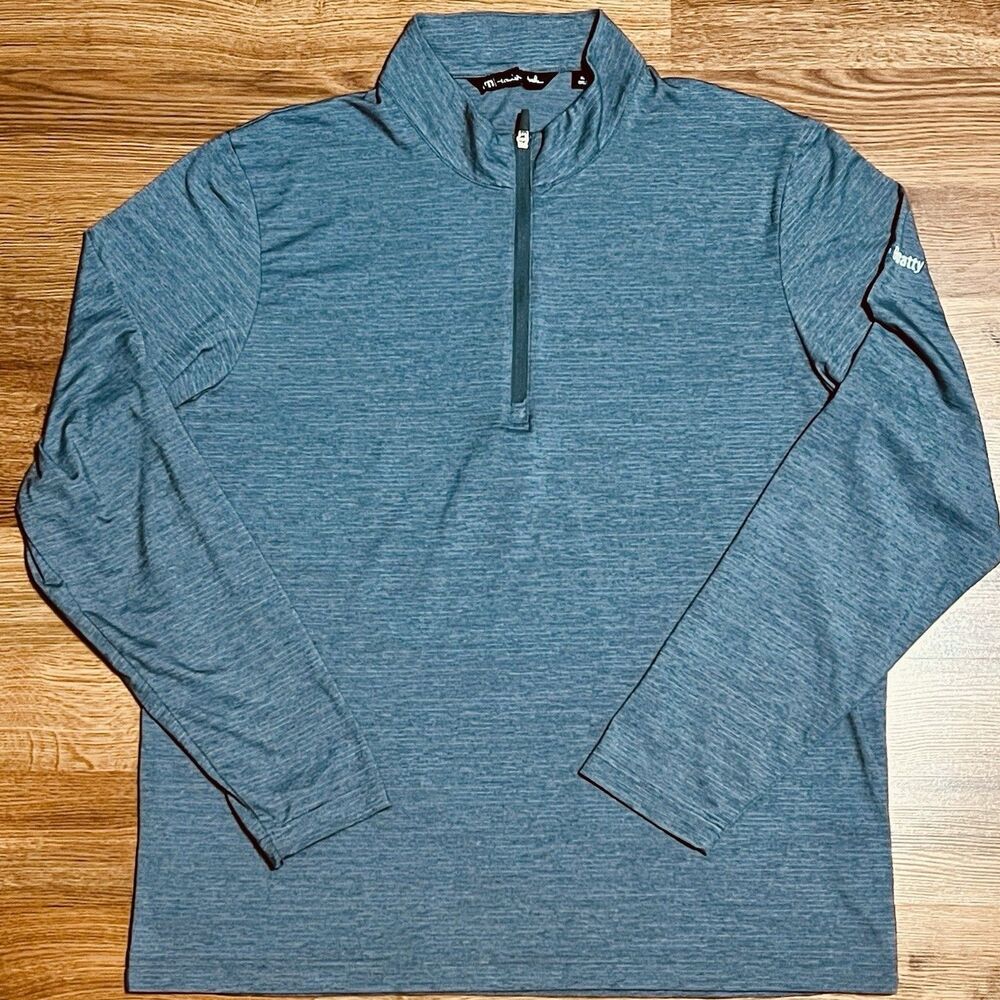 Travis Mathew Crestview Poly Cotton 1/4 Q Zip Pullover Men’s XL Long Sleeve